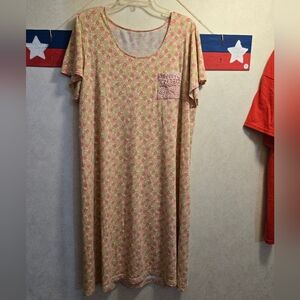 XL GOWN WITH LACY POCKET